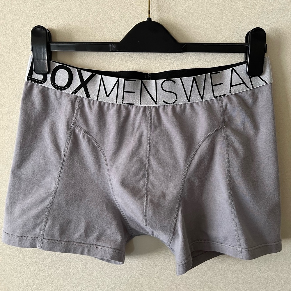 BOX Menswear Gray Boxer Briefs